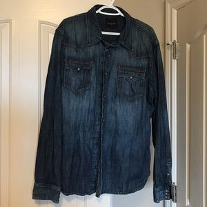 True Religion Men’s Denim Shirt. 3XL